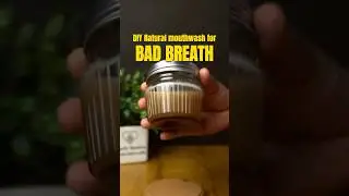 Bad breath? 🫢 Make this simple 2 ingredient natural mouthwash at home! #healthtips #mouth #oil