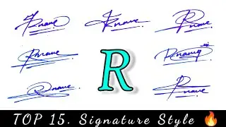 R letter signature styles🔥 Top 15 signature styles | R stylish signature | R signature