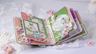 Make a Fairy Themed Scrapbook for All Occasions | Beautiful Scrapbook using @graphic45papers