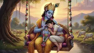 Krishna Bhajan for Baby Sleep | Soft Lullaby Bhajan Loop | Deep Sleep Music
