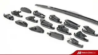 Multi-Functional Wiper Blade with 8 Adaptors, Wiper Blade, Frameless Wiper Blade