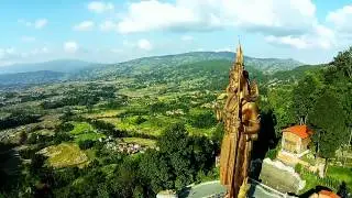 Dji Phantom 2 Vision+ Largest Shiva Statue (Kailashnath Mahadev) in Nepal Aerial Video