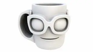 3D model of a spy mug. A collectible, emotional mug. Superhive, CGtrader, Cults3d (no sound)