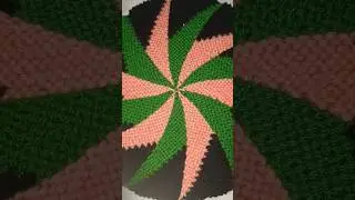 Fan style Doormat #doormats #paydan #knitting