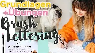 Handlettering I BRUSHLETTERING lernen I Grundlagen + Übungen für Anfänger  #letteringmitooobacht