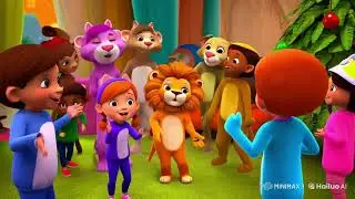 🎉 Animal Dance Party Song | Fun and Energetic Kids Song Video 🦁🐯🐒
