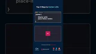 3 Best Ways to Center a Div in CSS 🔥 