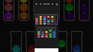 Level 162 of Ball Sort Color Water Puzzle
