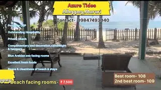 Best Arabian seaview property in Marari Beach Alleppey , Azure Tides (exceptional hospitality)Kerala