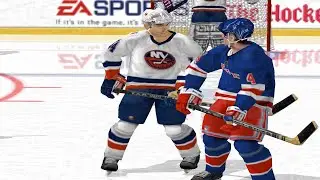 NHL 2001 |  New York Rangers - New York Islanders | Season game 21 | Full HD PC gameplay
