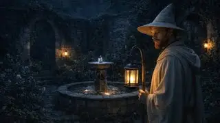 A Wizard's Night Garden | Relaxing Harp Music for Meditation and Focus