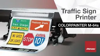 Mimaki Traffic Sign Printer, ColorPainter M-64s