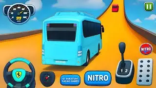 Crazy Bus Mega Ramp Extreme Racing - Bus Stunts Extreme Tracks - Android Gameplay #37