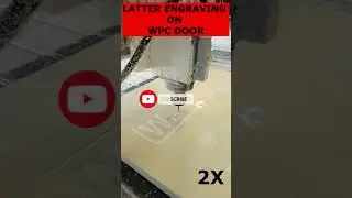 LETTER ENGRAVING ON WPC DOOR | EEZEE BOARD #SHORTS