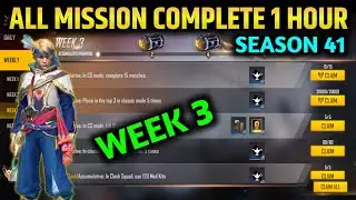 FREE FIRE ELITE PASS MISSION || FREE FIRE WEEK 3 MISSION || OCTOBER ELITE PASS WEEK 3 MISSION ||