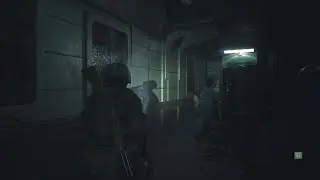 RE2 - Mr X walks away from Hunk