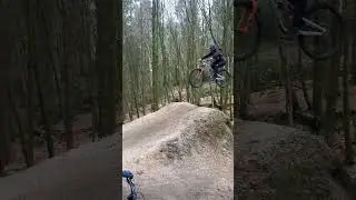 Windhill Bike Park trick Step up gap jump @windhill #jumps #downhill  #mtb #shorts #mtb