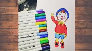 How to draw Noddy // Make way for Noddy #drawing for beginners