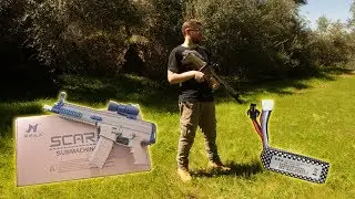 JM SCAR V2 Gel Blaster - Ordinary Capacity 11.1v Battery Test