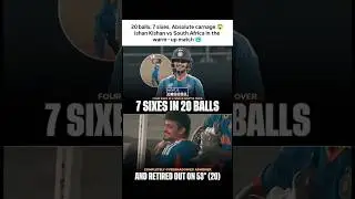 This isn&rsquo;t a warm-up 😱 Ishan Kishan destroys SA in 20 balls 🔥 #shorts