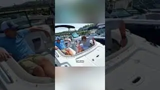 Boarding and Exiting Made Easy on @FourWinnsBoating HD Models: Bridge Marina Boat Reviews #shorts
