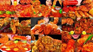 BEST SEAFOOD BOIL EVER ❗ SPICY SAUCY SEAFOOD BOIL MUKBANG COMPILATION EATING SHOW REAL SOUND 