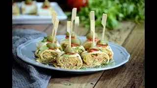 Mexican Chicken Pinwheels