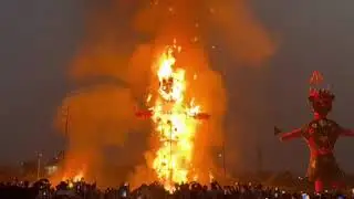 Dussehra in Amritsar 2025 Ravan Dahan Langoor Mela Durgiana prabh vlog#ravan