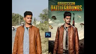 Photoshop manipulation tutorial | How to create PUBG Gaming Poster