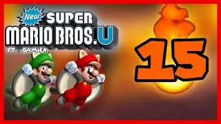 New Super Mario Bros U - Partie 15  - &ccedil;a chauffe ! -  Let's Play Fr Mario45 ft @lucas9526