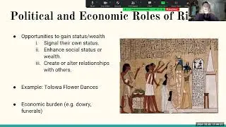 ANTHRO 121 - Anthropology of Religion - Ritual Rites of Passage