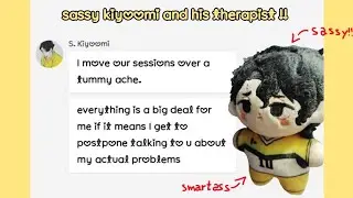 kiyoomi being silly!!! || haikyuu texts