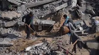After months in tents and shelters, the Nassar family return to scene of destruction in Jabaliya