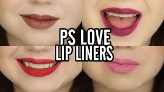 PS LOVE LIP LINER SWATCHES | Primark Beauty