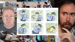 Asmongold and Lehto Turn Into a Frog AI Police Reaction Video