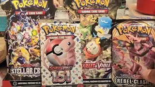 Mystery box opening 4 packs | Pokemon TCG