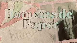 How To Make Your Own Paper | DIY Recycled Paper for Photography Prints
