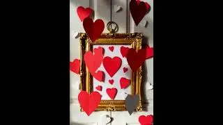 Valentine Heart Screensaver | Playful | Moody | Romantic Vintage | Framed Hearts