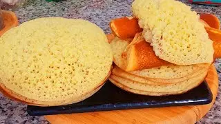 اسهل بغريـــــر في خمس دقائق بدون اختمار سريع في التحضير مضمون وناجح 100/100