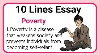 best 10 Lines on Poverty in English !! Essay on Poverty in English !! Poverty Essay Writing !!