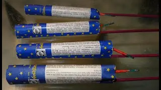Weco Goldflitter Raketen Alt Rarit&auml;t