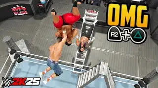 Лучшие моменты в WWE 2K25! Чистый хаос