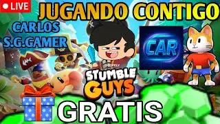 STUMBLE🧢LIVE🔴GEMAS💎 + SORTEOS🎁JUGANDO CON SUBS🎮 #gaming #stumbleguys #shorts #live