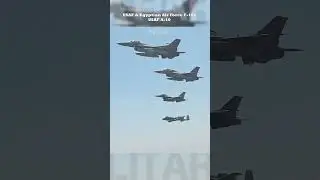 Bright Star 23 Formation Over EGYPT #airforce