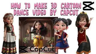 How to make AI trending cartoon girl dancing video using capcut. FULL TUTORIAL