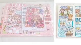 Chanmakara Asmr Unbox kawaii set for journal handbook| little rabit | little mochi