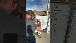Mailbox lock replacement cool tailpiece behind this lock #lishi #mailbox debt free or borrow more?