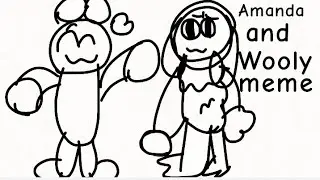 Amanda and Wooly meme (Amanda the adventure) #amandatheadventure #wooly #animation #video 