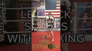 DAY 85 with @365.Striking - LEG KICK SETUPS WITH BOXING #365striking #boxing #mma #muaythai