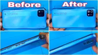 Realme c11 2021 back panel change /realme c11 camera glass replacement /realme c11 back panel change